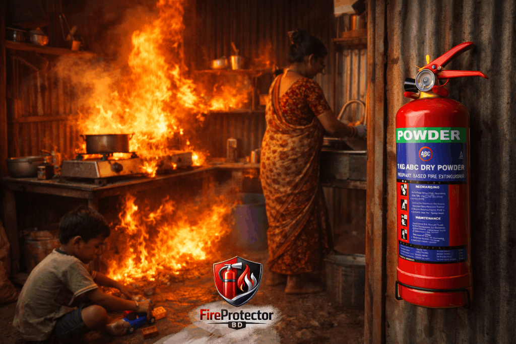 রান্নাঘরের ছোট আগুনও মুহূর্তেই বড় দুর্ঘটনায় রূপ নেয়